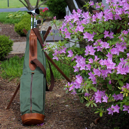 Sunday Golf Bag, Steurer & Co. Golf Bag, Steurer & Co., Hand made in Kentucky, Leather Goods, Hickory, Minimalist Golf, Made in the USA