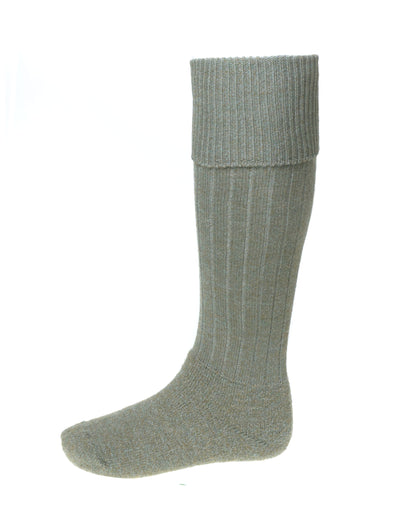 Scarba Knee High Golf Socks made from Merino Wool with removable Garter Ties