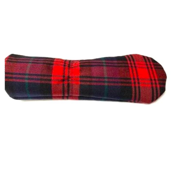 Red tartan Scottish Wool golf head cover