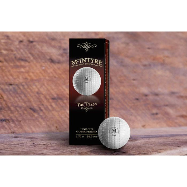 McIntyre - The “Park” 3-Ball replica golf ball sleeve