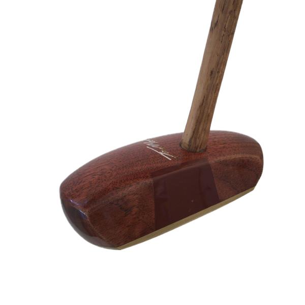 Tad Moore - The Links Wooden Mallet Hickory Golf Putter face view