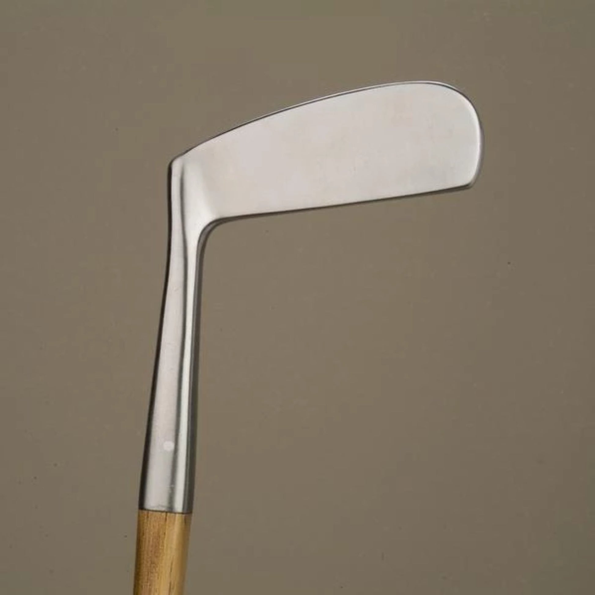 Tad Moore - Hickory shafted Blade Golf Putter face view