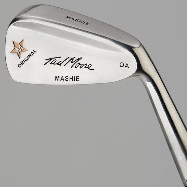 Tad Moore - Star OA Mashie Hickory Golf Iron 37 degrees