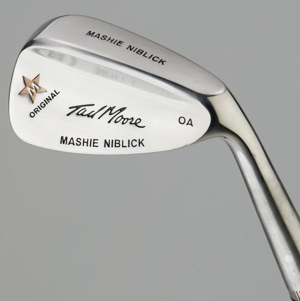 Tad Moore - Star OA Set of Hickory shafted golf iron set mashie niblick