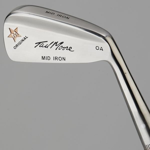 Tad Moore - Star OA Set of Hickory shafted golf iron set mid iron